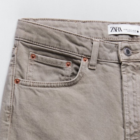 ZARA PREMIUM JEANS IN TAUPE PREMIUM DENIM COLLECTION - Picture 4 of 10